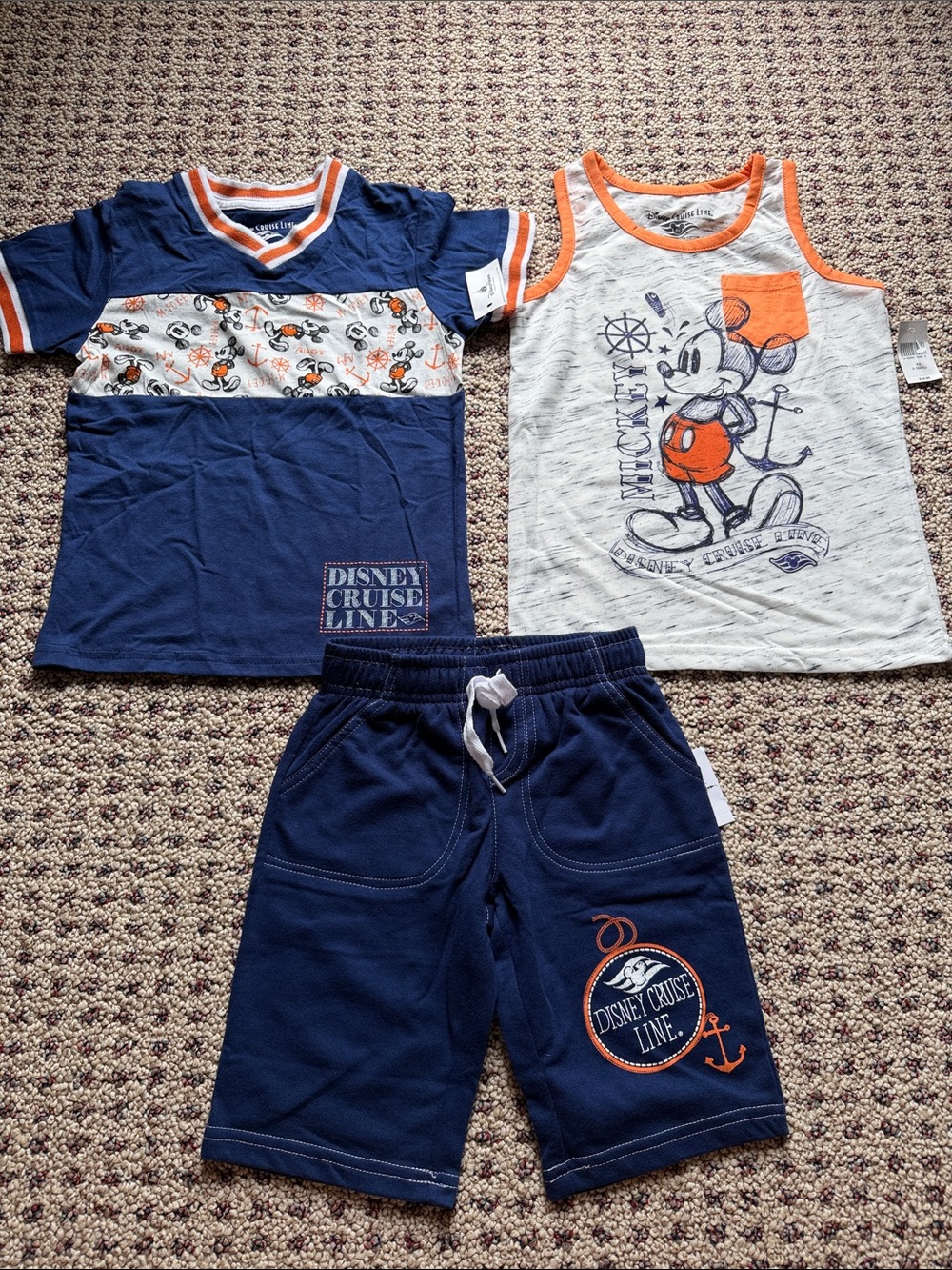 NWT Boys Disney Cruise Line Outfit